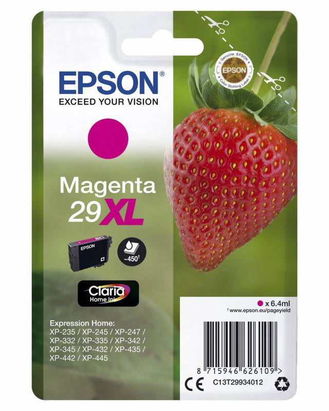 29XL Magenta Claria Home Ink