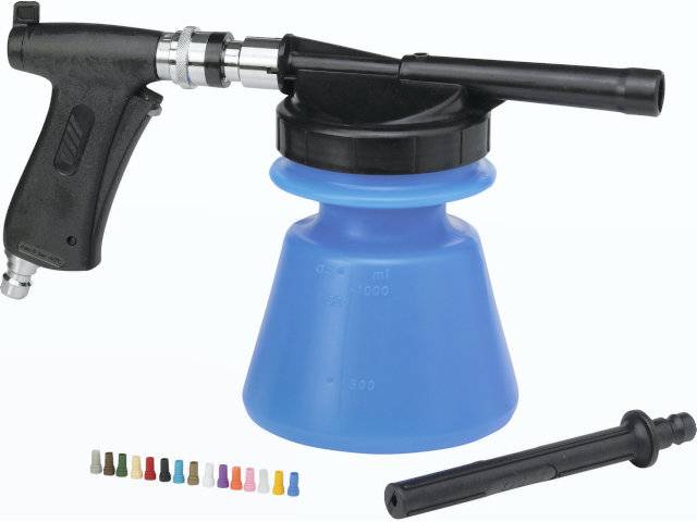 Skumspr&oslash;jte Nito bl&aring; 1,4l inkl. st&aring;lr&oslash;r 1/2"