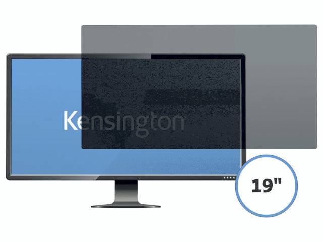 Sk&aelig;rmfilter Kensington 19.0" wide 16:10 2-vejs aftagelig