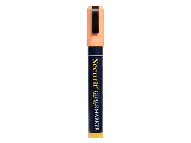 Chalkmarker Securit Original orange 2-6mm skr&aring; spids