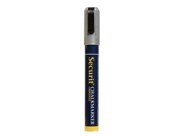 Chalkmarker Securit Original s&oslash;lv 2-6mm skr&aring; spids