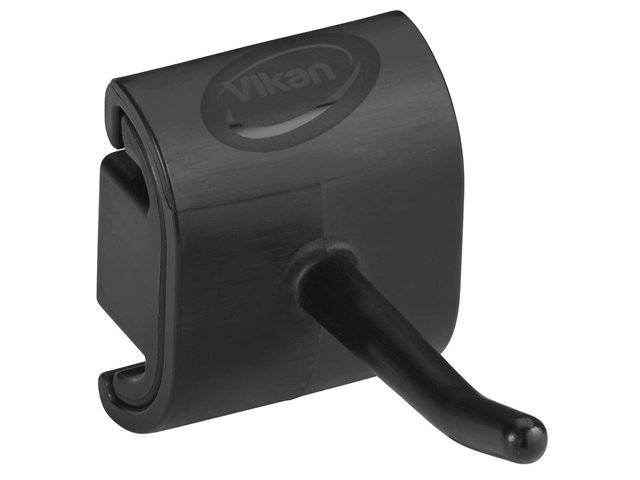 V&aelig;goph&aelig;ng Vikan 78x41mm sort enkeltkrogs modul hygijenisk