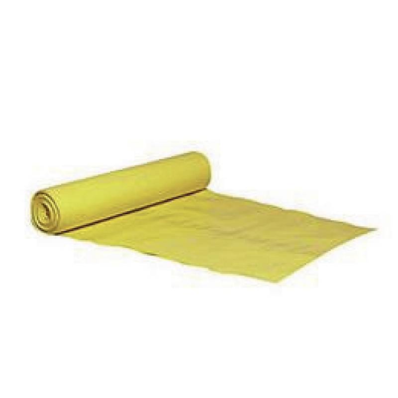 Affalds&aelig;kke plastik gul 720x1120mm 10stk/rul