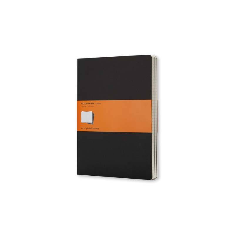 Notesbog MOLESKINE Cahier Journal linieret XL 3-pack
