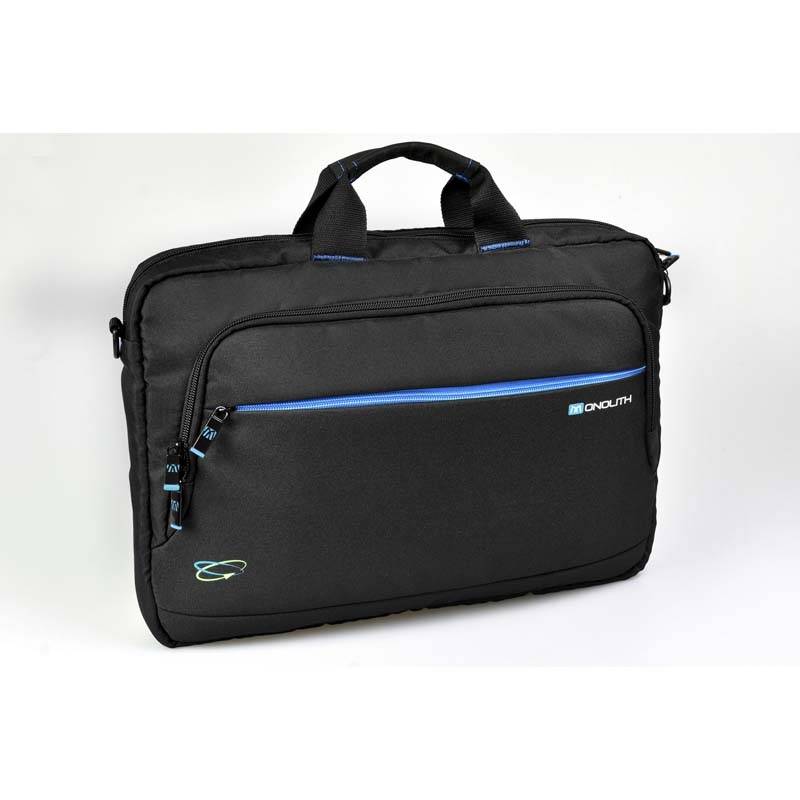 Computertaske slim 15,6" bl&aring; Line af genbrugsflasker