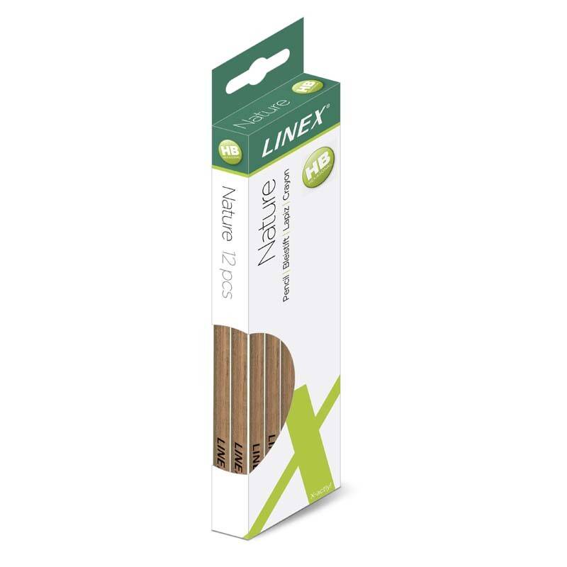 Blyant Linex Nature NWP100 HB 12stk/s&aelig;t