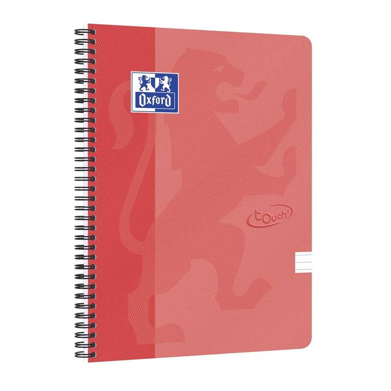 Notesbog Oxford TOUCH A4+ orange linieret 90g