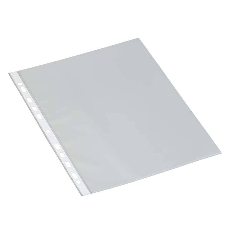 Plastlomme Bantex A4 0,09mm &aring;ben top 10stk/pak transp.
