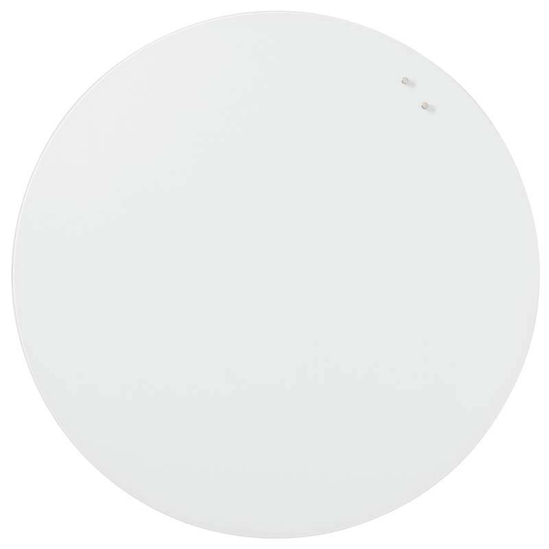 Glastavle Naga Pure hvid hvid &Oslash;800mm 800x800x20mm