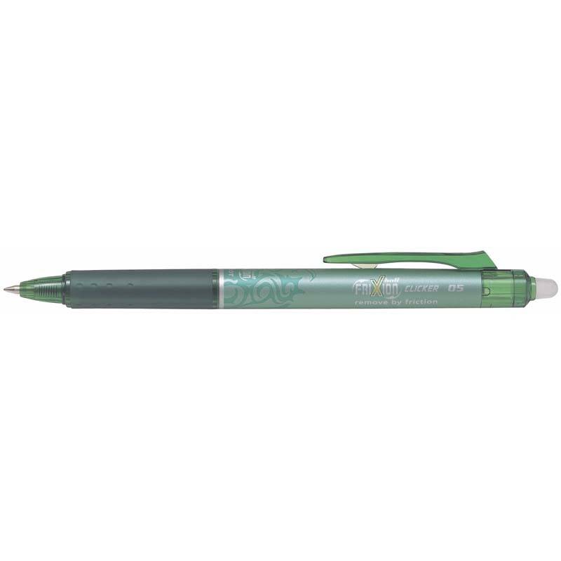 Kuglepen Pilot FriXion Clicker gr&oslash;n fine 0,5mm