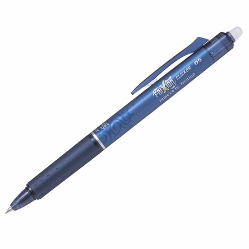 Kuglepen Pilot FriXion Clicker bl&aring;sort 0,5mm