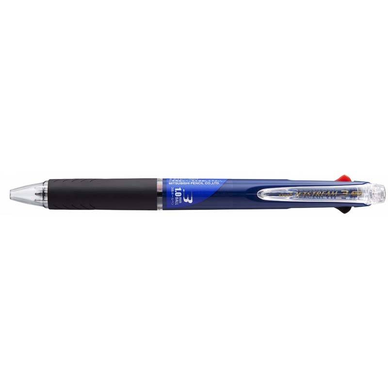 Multipen Uni-ball Jetstream 3 sort/r&oslash;d/bl&aring; stregbr. 0,45mm