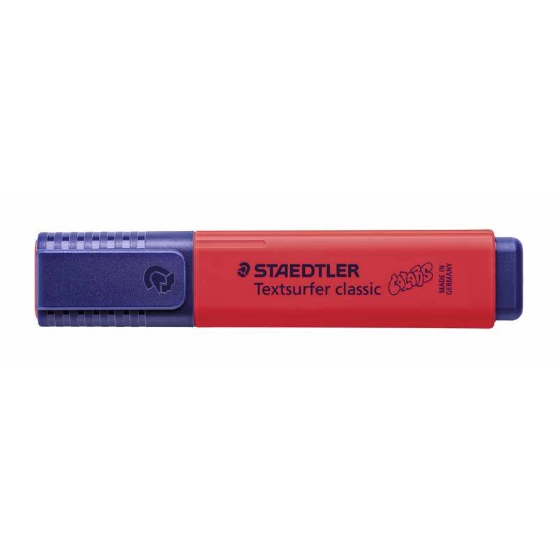 Tekstmarker STAEDTLER 364 pastel r&oslash;d Textsurfer Classic