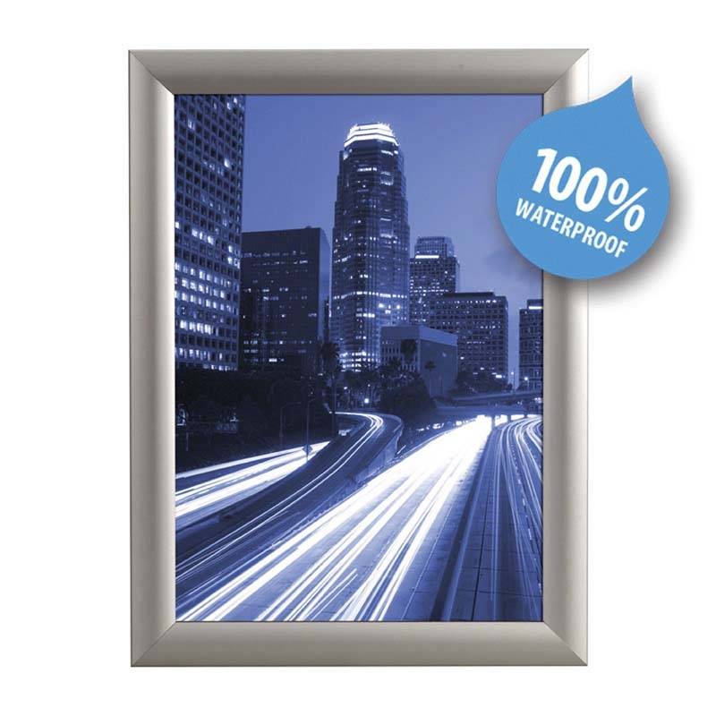 Snapramme TWIN Light A4 vandt&aelig;t alu Snap frame Twinco 270x30x360mm