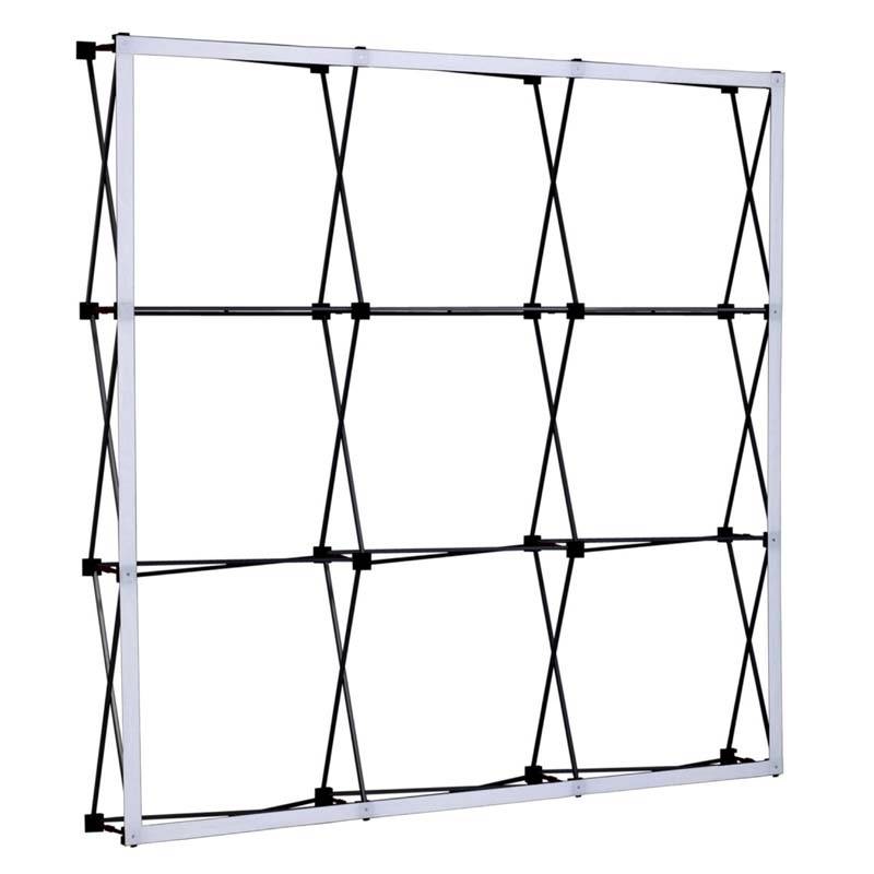Pop-Up TWIN v&aelig;g 3x3 sort Messeudstyr Twinco Twin Pop-Up V&aelig;g 3x3m