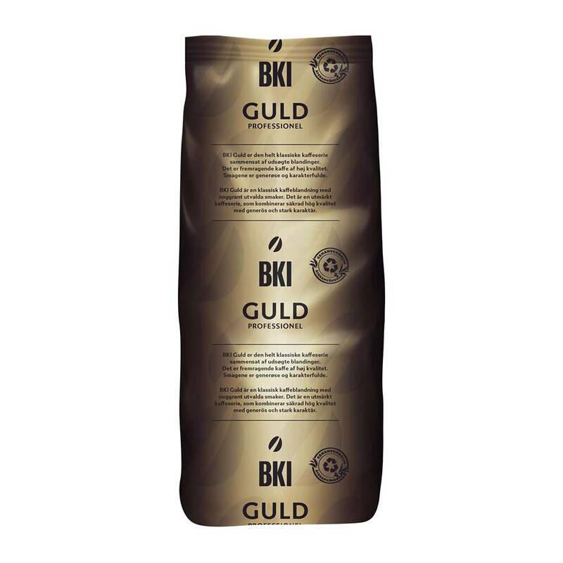 Kaffe BKI Koffeinfri 500g/ps Kaffe formalet pose a 500gr