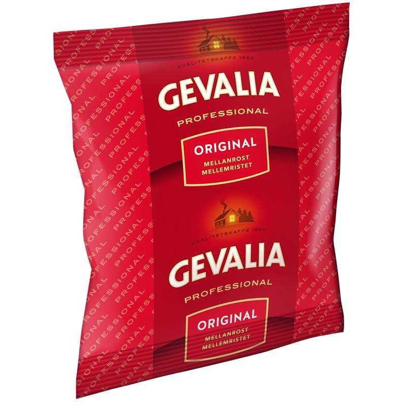 Kaffe Gevalia Professionel 65g/ps Kaffe formalet Pose a 65gr