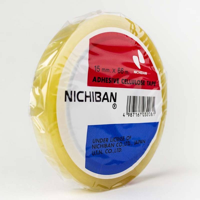 Tape cellulose klar 15mmx66m kerne &Oslash;75mm