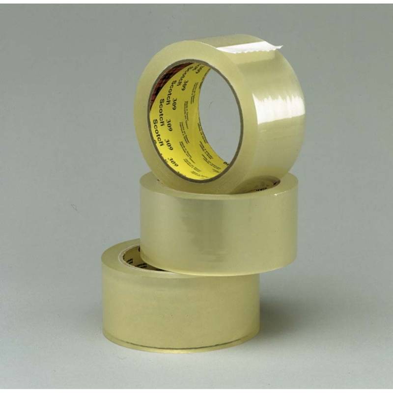 Tape 3M 309 PP28 acrylic klar 50mmx66m st&oslash;jsvag
