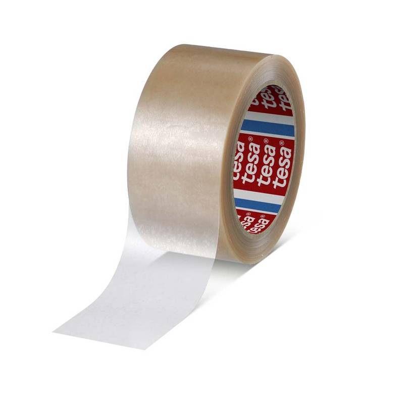 Tape tesa 4124 PVC 50mmx66m Klar Pakketape 50 mm x 66.00 m Rulle