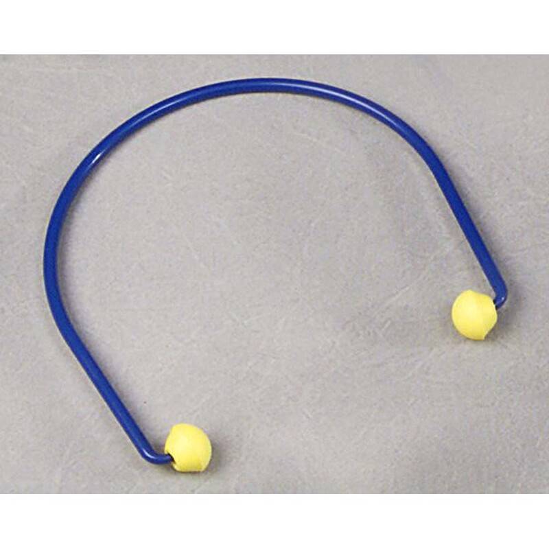 &Oslash;reprop p&aring; b&oslash;jle Ear Cap 10stk/pak &Oslash;repropper With hanger bl&aring;/gul