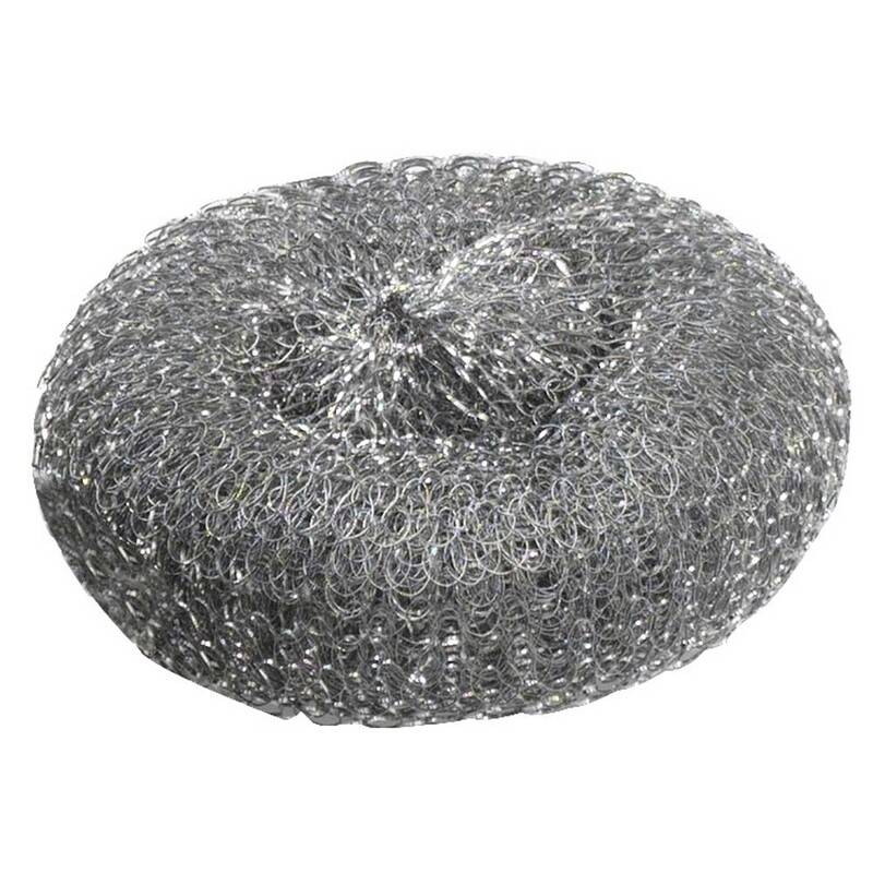 Grydesvamp galvaniseret 60g/stk Spiralsvamp rustfrit st&aring;l metal gr&aring;