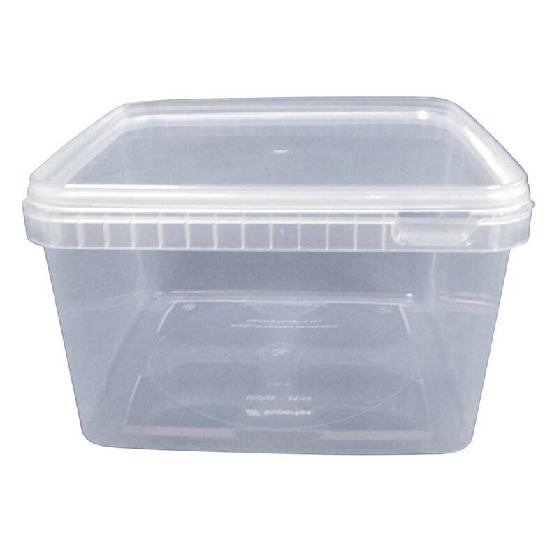 Condib&oslash;tte u/l&aring;g 3000ml 195x195x112mm klar 60stk/pak