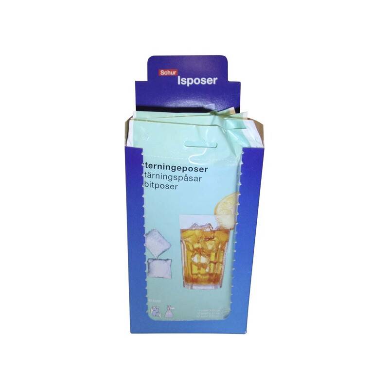 Isterningposer 24 pakker a 10 ark 180 x 340 mm flat film HD/LLDPE