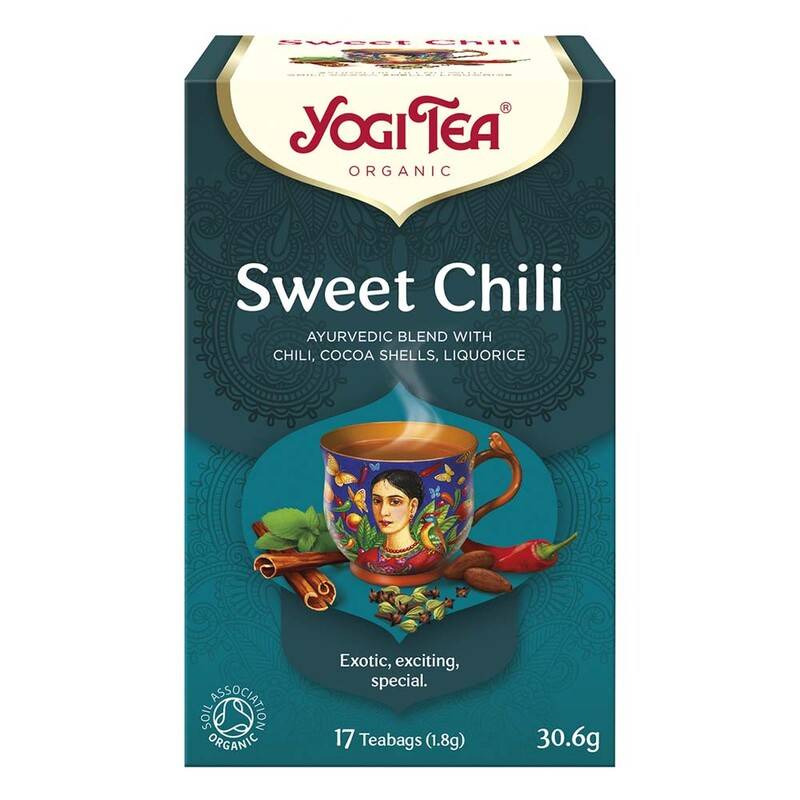 Te Yogi Sweet Chili 17breve/pak BKI Yogi Sweet Chile pakke a 17 stk