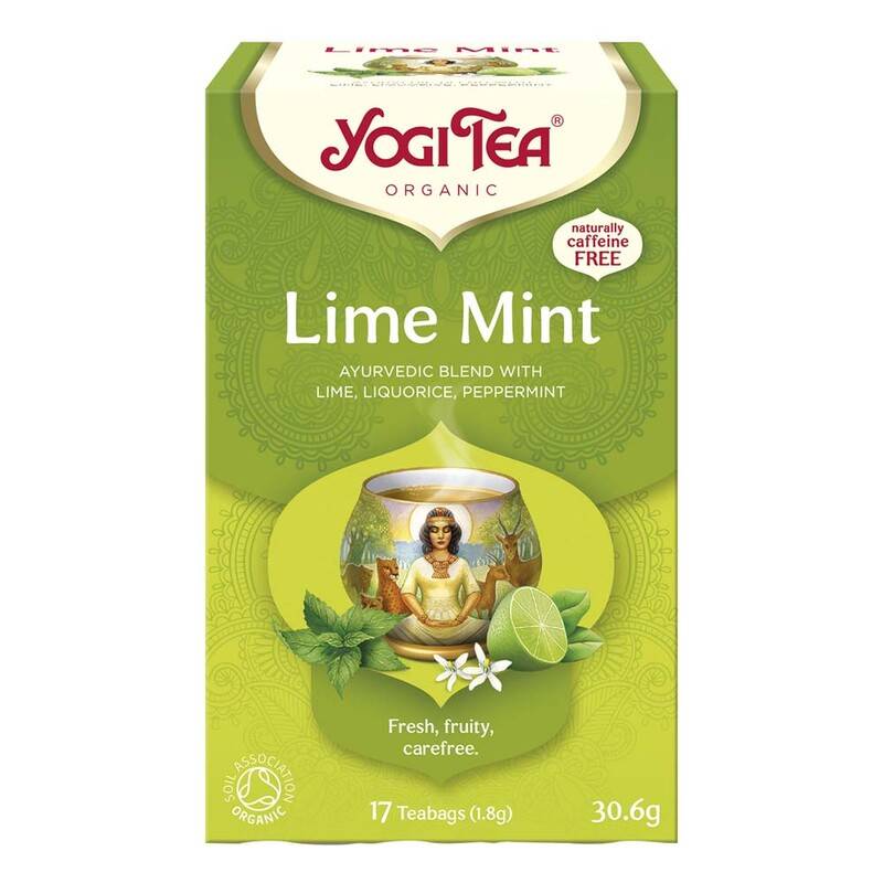 Te Yogi Lime Mint 17breve/pak BKI Yogi pakke a 17 stk