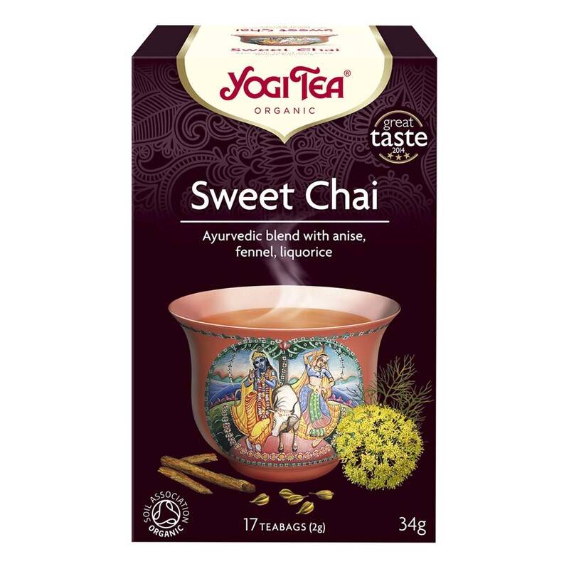 Te Yogi Sweet Chai 17breve/pak BKI Yogi pakke a 17 stk