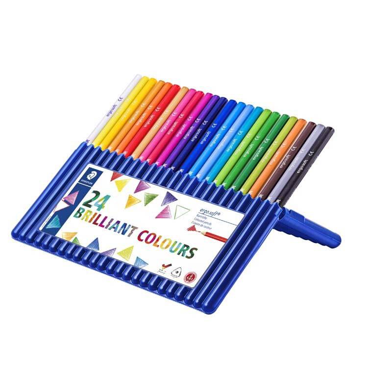 Farveblyanter Staedtler ass. Ergosoft 157-SB24 24stk/s&aelig;t
