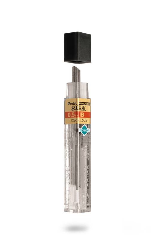 Miner Pentel 0,5mm B 12miner/tb 12tb/pak