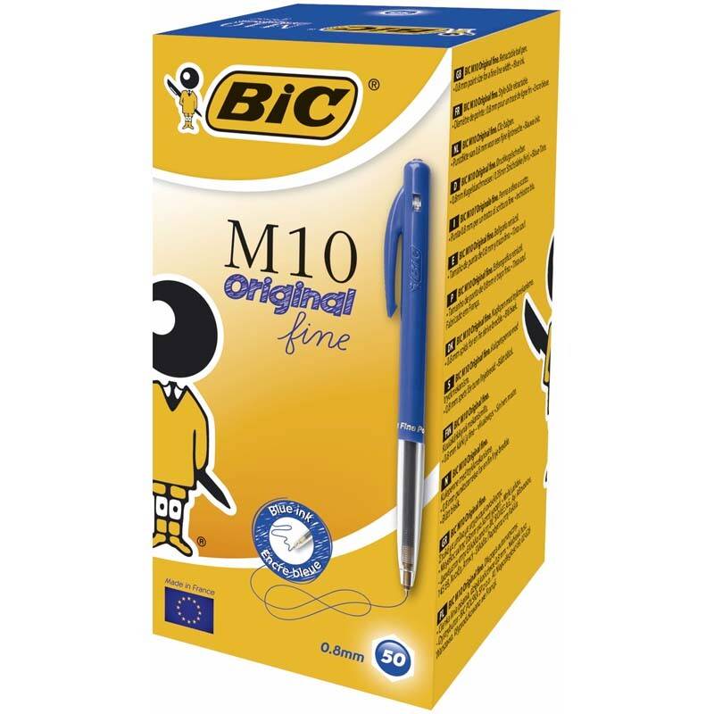 Kuglepen Bic Clic bl&aring; Fine M10 51600 M10 51600 F 1-0