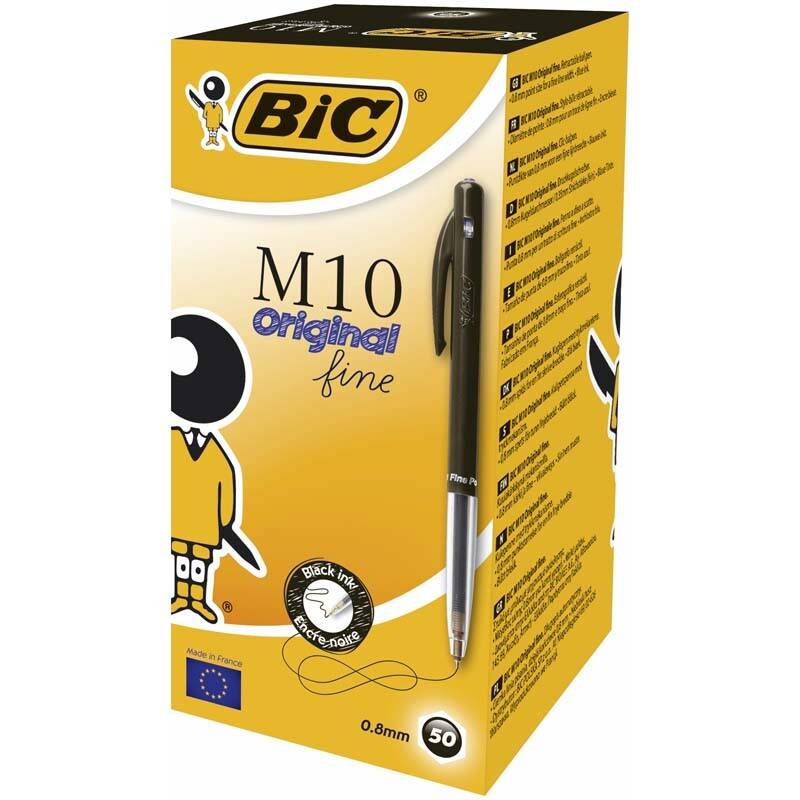 Kuglepen Bic Clic sort Fine M10 51630 M10 51630 F 1-0