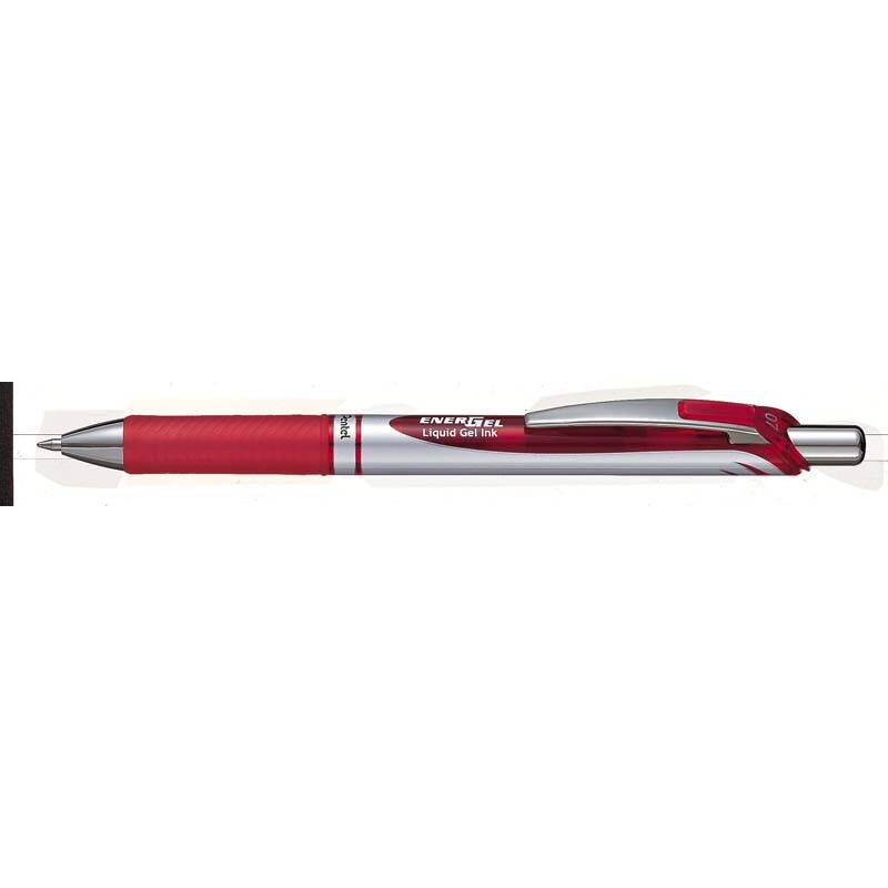 Rollerpen Pentel EnerGel r&oslash;d 0,7mm BL77-B