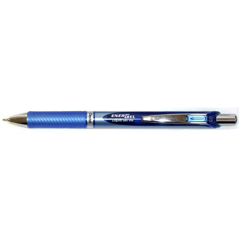 Rollerpen Pentel EnerGel bl&aring; 0,5mm BLN75-C