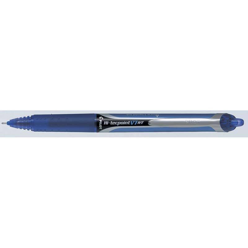 Roller Pilot Hi-Tecpoint V7 RT bl&aring; stregbrd. 0,4mm