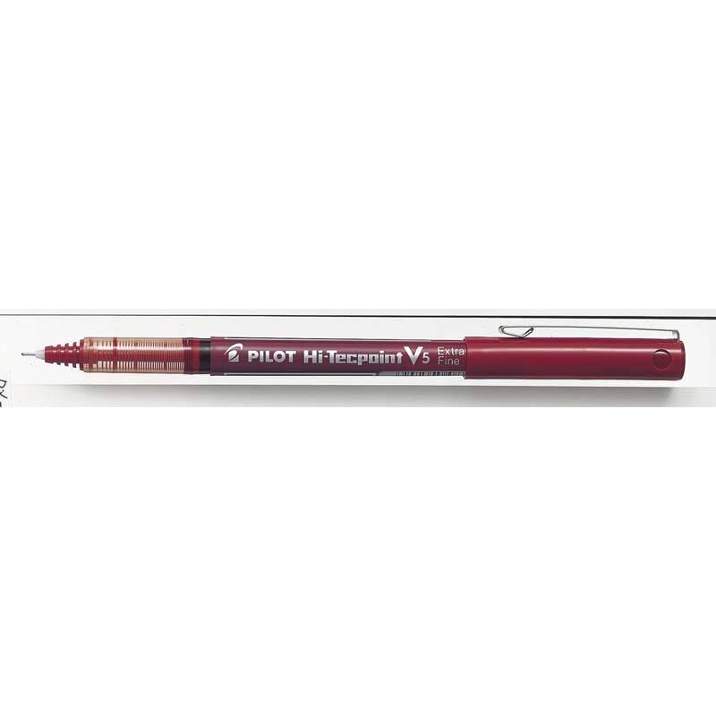 Roller hi-tecpoint Pilot r&oslash;d extra fine 0,5mm BX-V5