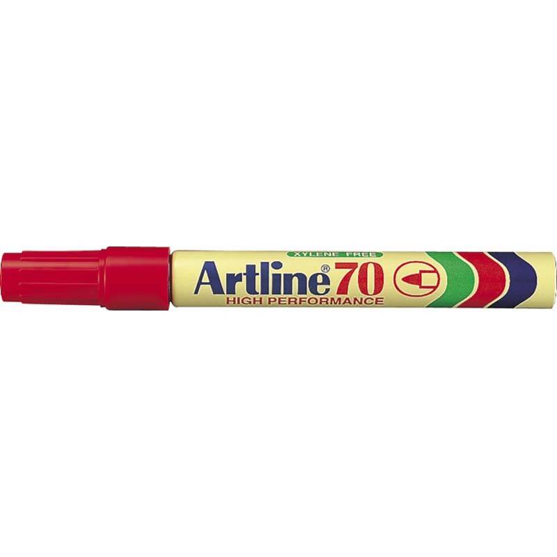 Marker Artline 70 permanent r&oslash;d 1,5mm EK70 Spids