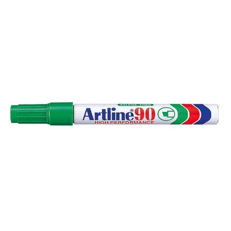 Marker Artline 90 permanent gr&oslash;n 2-5mm