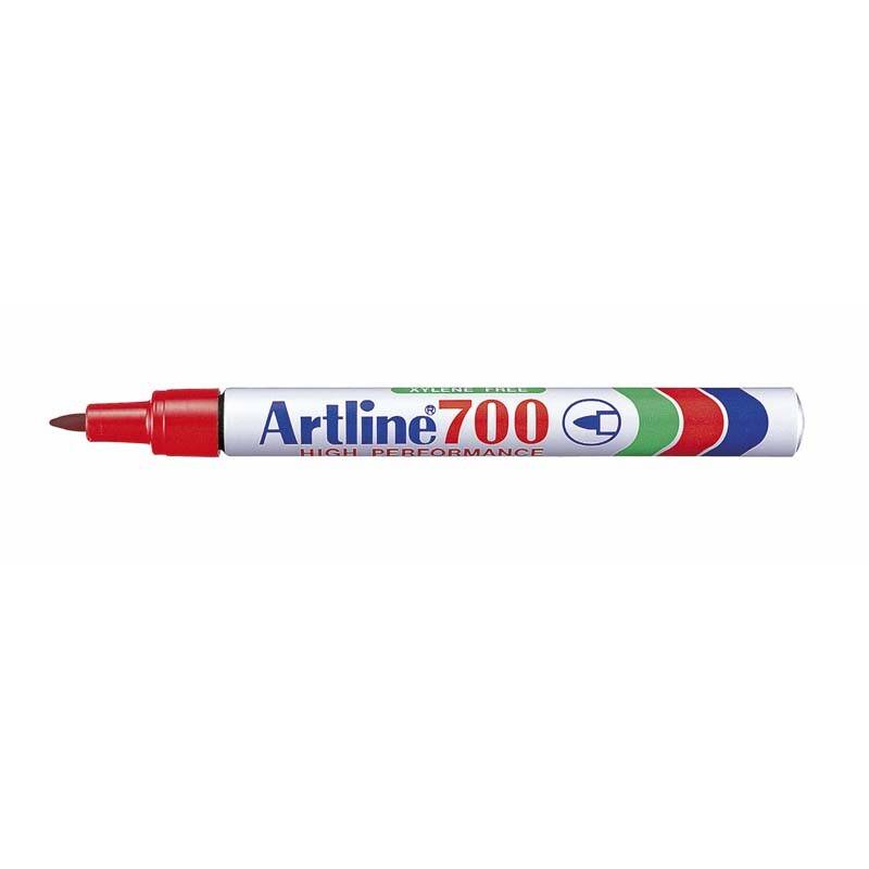 Marker Artline 700 permanent r&oslash;d 0,7mm