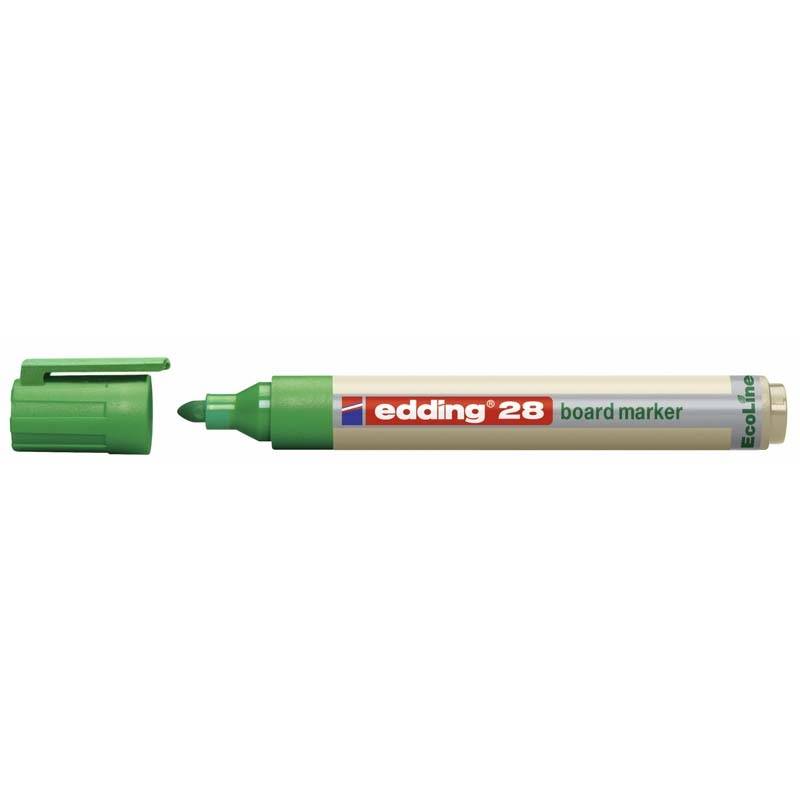 Whiteboardmarker edding 28 EcoLine gr&oslash;n 1,5-3mm