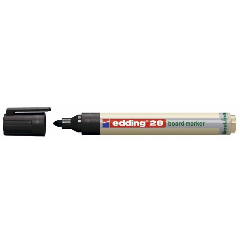 Whiteboardmarker edding 28 EcoLine sort 1,5-3mm