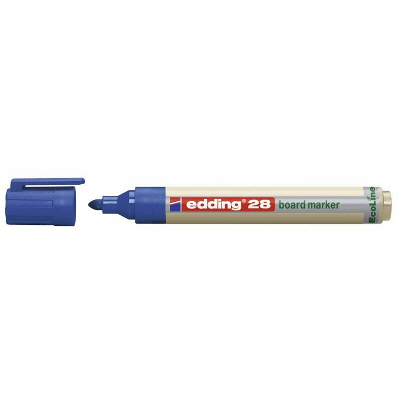 Whiteboardmarker edding 28 EcoLine bl&aring; 1,5-3mm