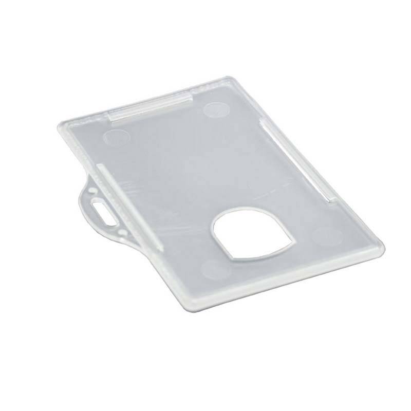 ID-kort-holder liggende plast transp Kortholder BNT transparent
