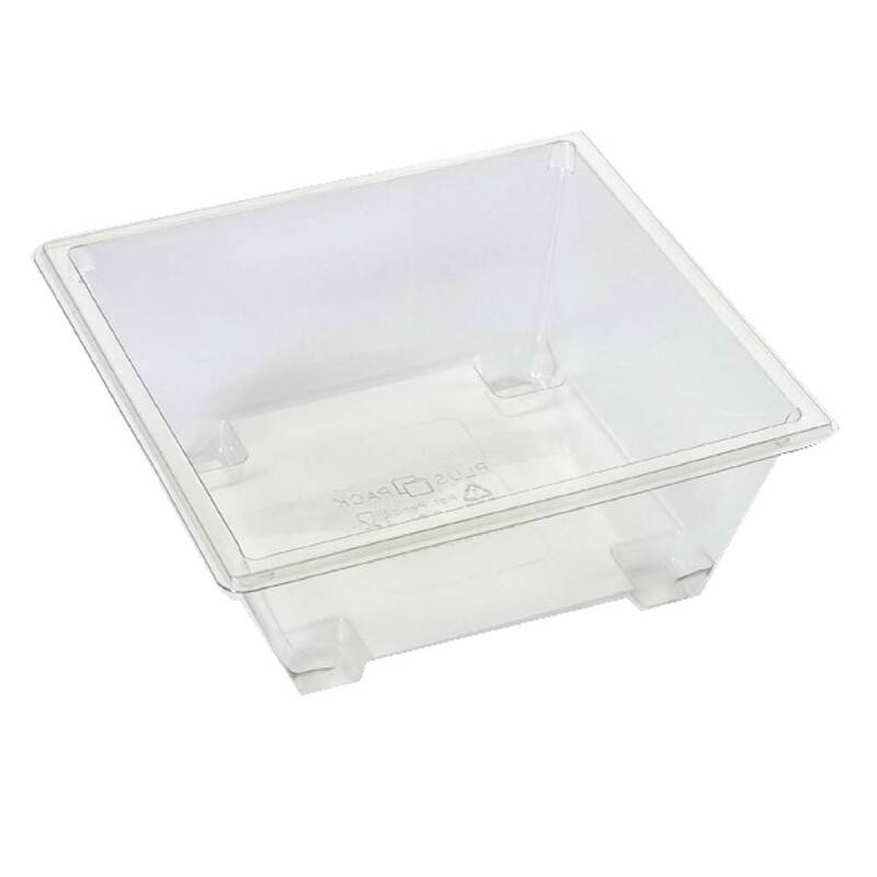 Plastbakke Gourmet Expres klar D-PET 585ml 400stk/kar