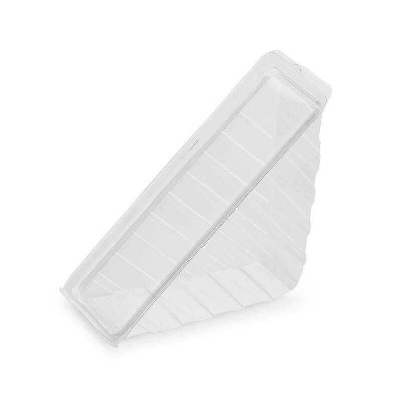 Plastbakke m/ l&aring;g APET 3-lags sandwich 185x68x85mm 500stk/ka
