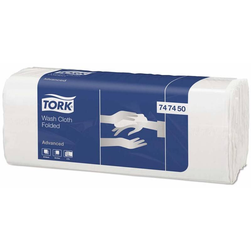 H&aring;ndkl&aelig;deark Tork vaskeklud H3 6-lag Z-fold 747450 20x80ark