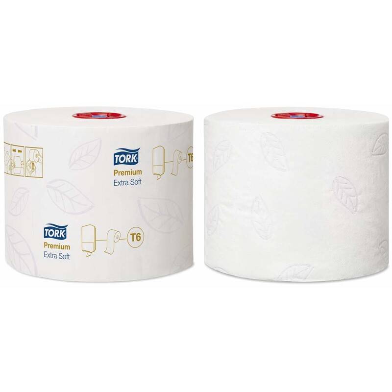 Toiletpapir Tork Mid-Size T6 Prem ES 3-lags 70m 127510 27rl